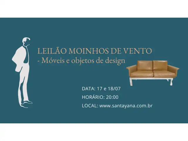 Leilão Moinhos de Vento - Móveis e Objetos de Design