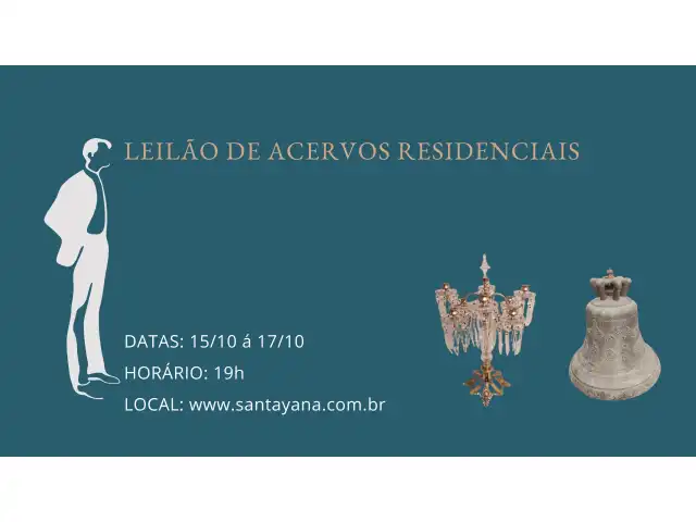 LEILÃO DE ACERVOS RESIDENCIAIS