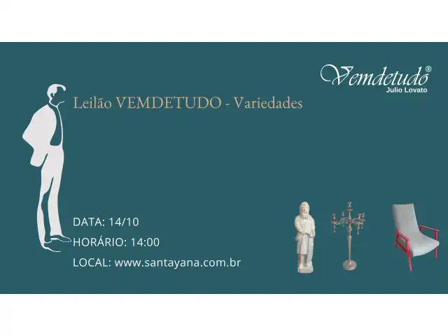 Leilão VEMDETUDO - Variedades