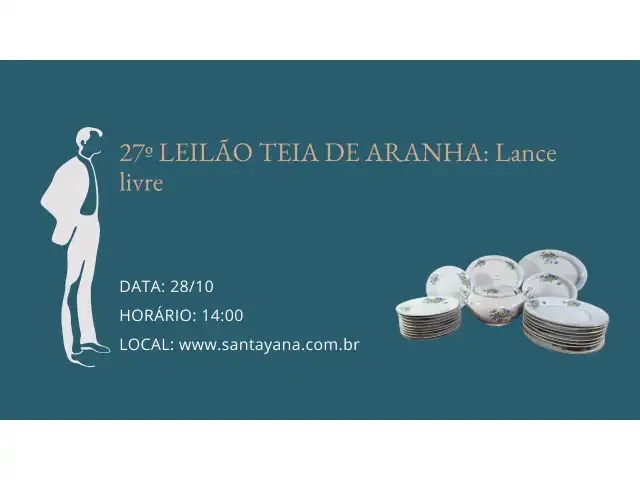 27º LEILÃO TEIA DE ARANHA: Lance livre