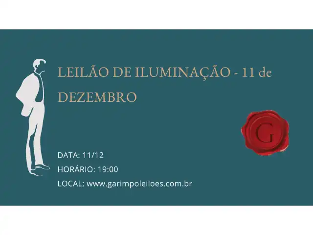 LEILÃO DE ILUMINAÇÃO - 11 de DEZEMBRO