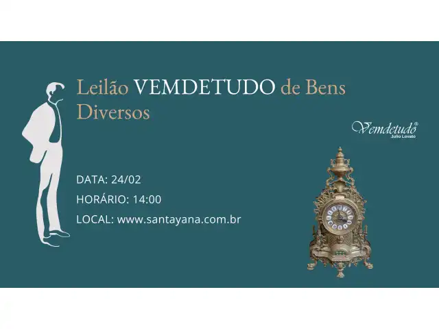 Leilão VEMDETUDO de Bens Diversos