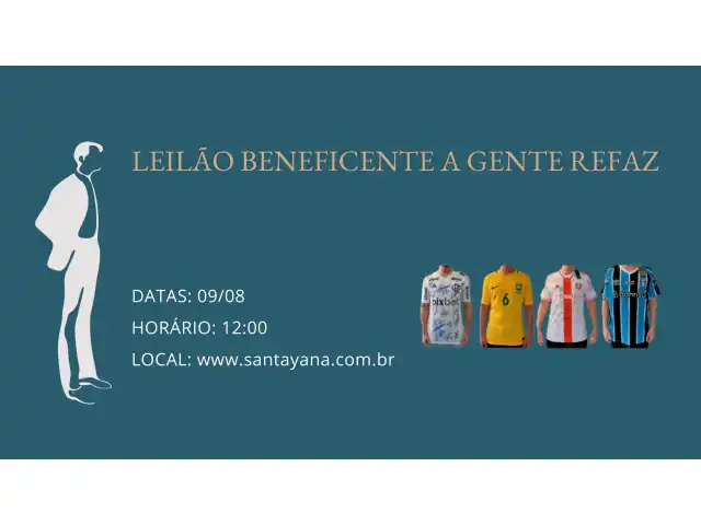 LEILÃO BENEFICENTE A GENTE REFAZ