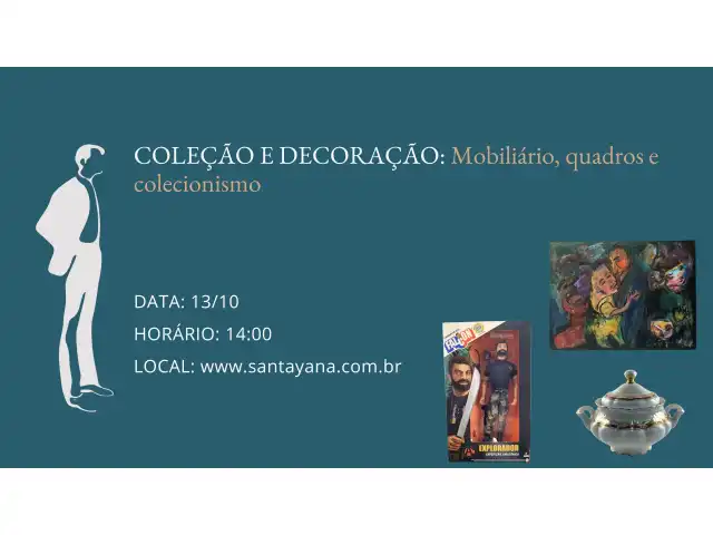 COLEÇÃO E DECORAÇÃO: Mobiliário, quadros e colecionismo