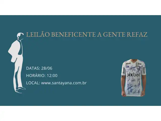 LEILÃO BENEFICENTE A GENTE REFAZ