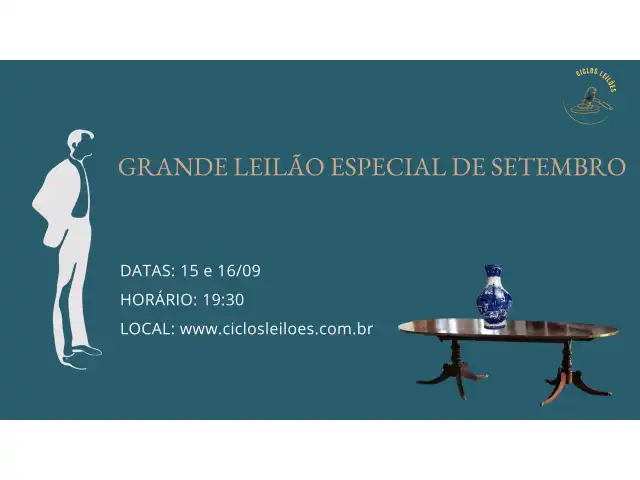GRANDE LEILÃO ESPECIAL DE SETEMBRO