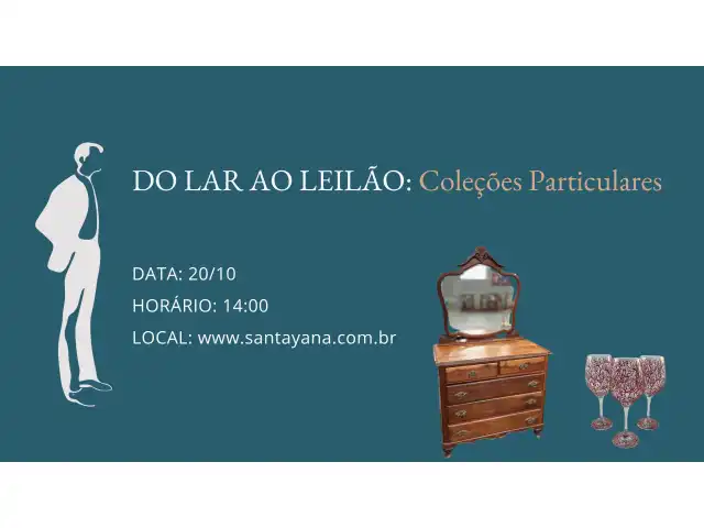 DO LAR AO LEILÃO: Coleções Particulares