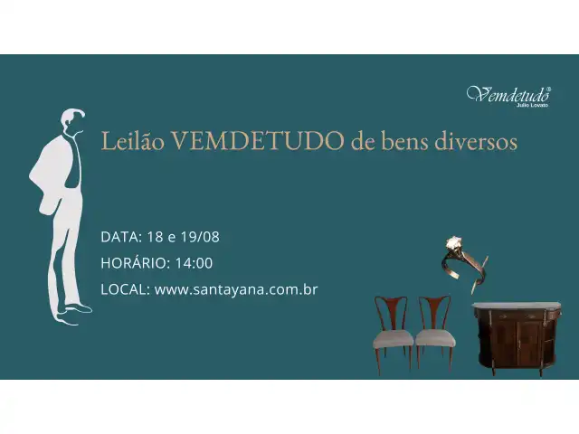 Leilão VEMDETUDO de bens diversos