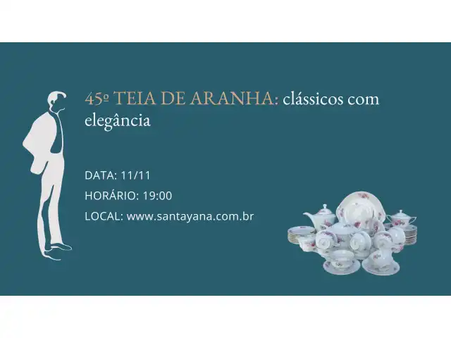 45º TEIA DE ARANHA: clássicos com elegância
