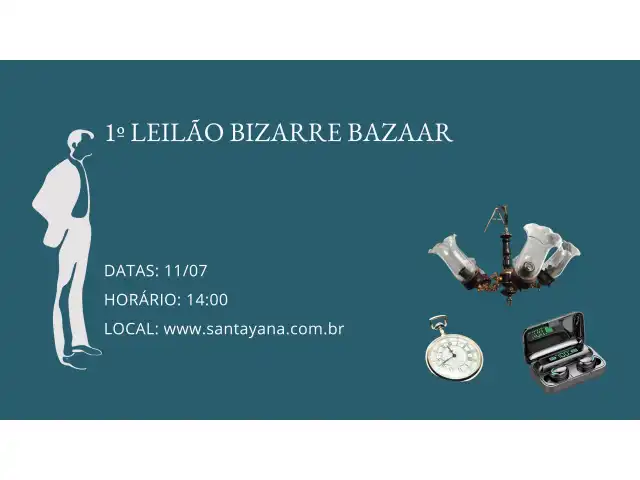 1º LEILÃO BIZARRE BAZAAR
