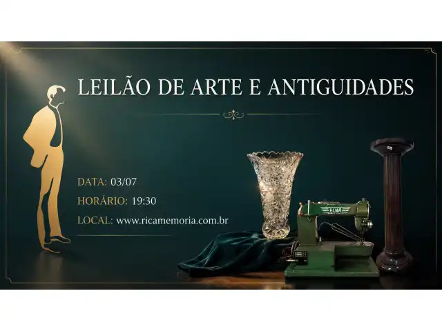 LEILÃO DE ARTE E ANTIGUIDADES