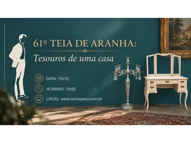 61º TEIA DE ARANHA: Tesouros de uma casa