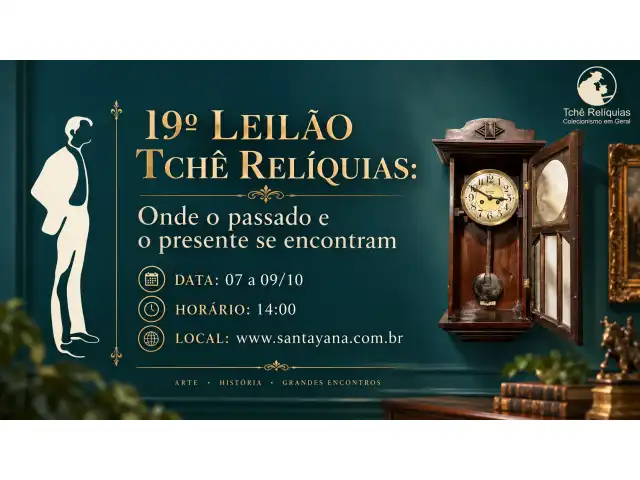 19º LEILÃO TCHÊ RELÍQUIAS: Onde o passado e o presente se encontram