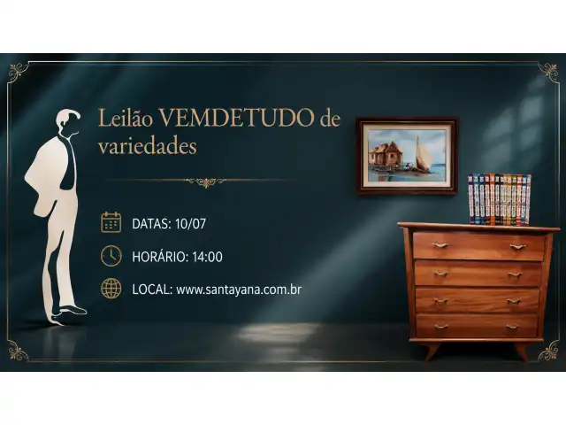 Leilão VEMDETUDO de variedades