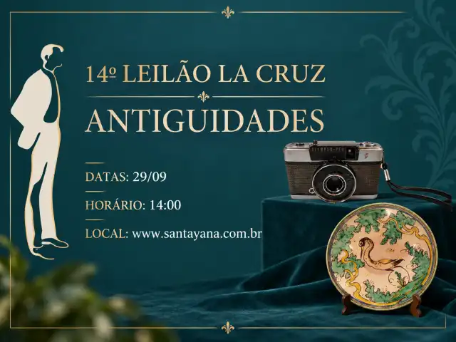 14º LEILÃO LA CRUZ ANTIGUIDADES