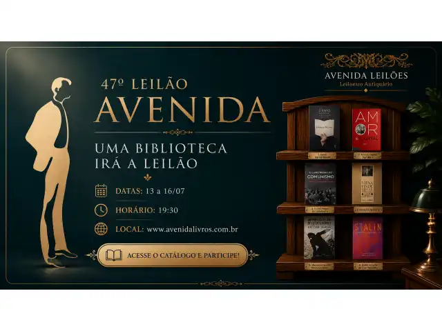 47º Leilão Avenida - Uma biblioteca irá a leilão