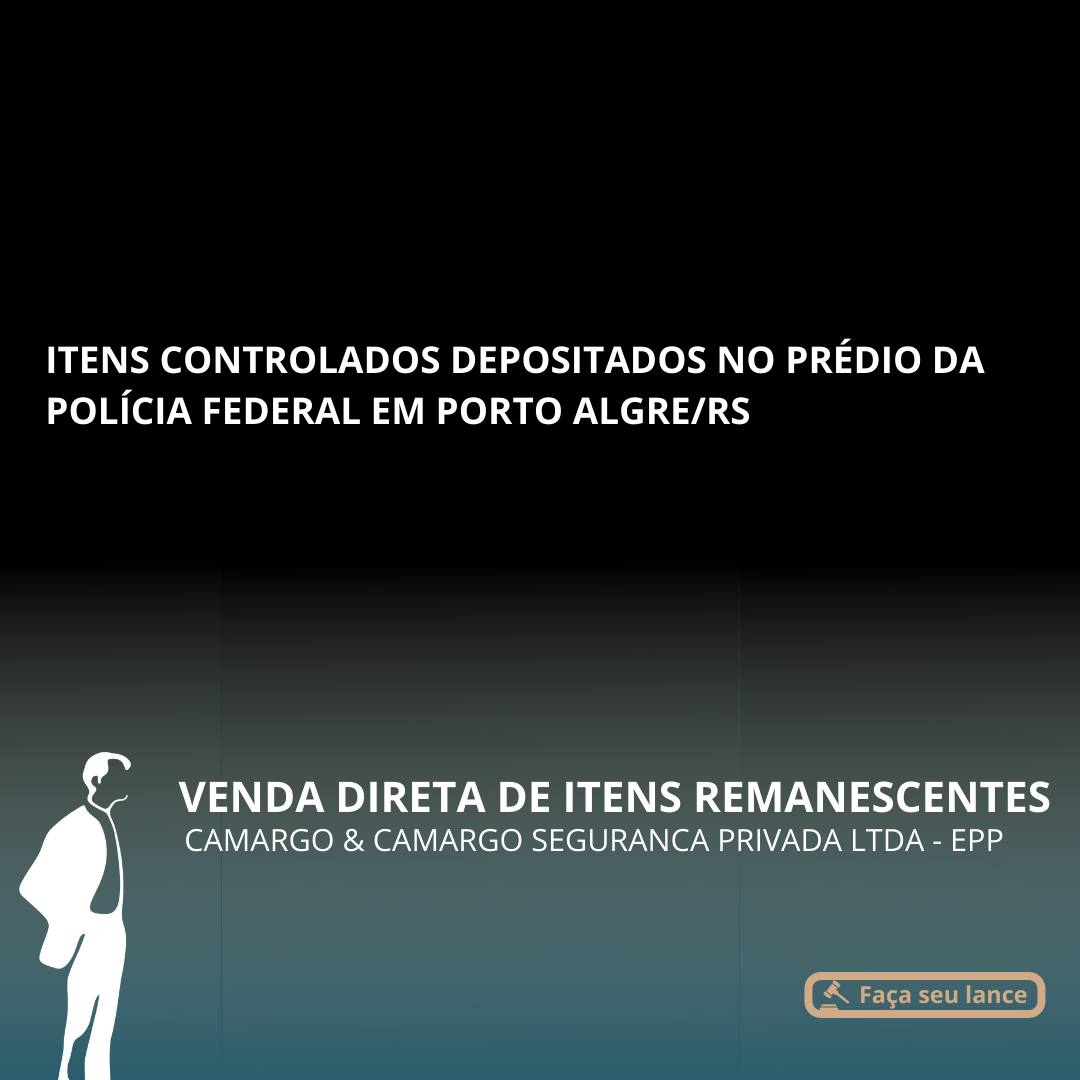 Foto de ITENS CONTROLADOS DEPOSITADOS NO PRÉDIO DA POLÍCIA FEDERAL EM PORTO ALGRE/RS