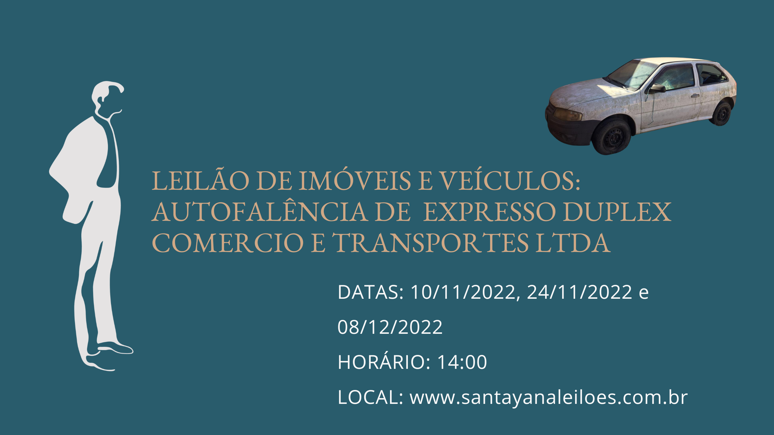LEILÃO DE IMÓVEIS E VEÍCULO | AUTOFALÊNCIA DE EXPRESSO DUPLEX COMERCIO E TRANSPORTES LTDA