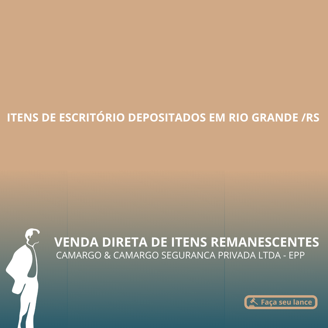 Foto de ITENS DE ESCRITÓRIO DEPOSITADOS EM RIO GRANDE /RS