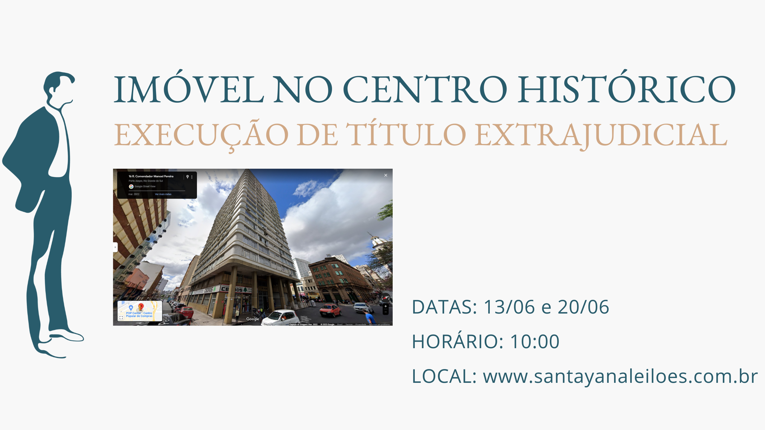 LEILÃO DE IMÓVEL NO CENTRO HISTÓRICO DE PORTO ALEGRE | EXECUÇÃO EXTRAJUDICIAL