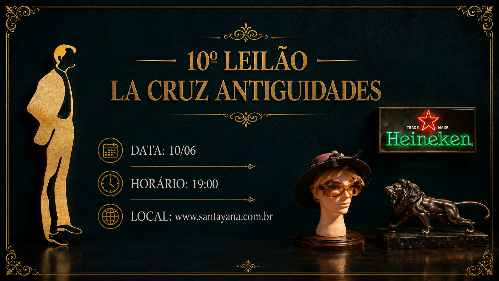 10º Leilão La Cruz Antiguidades