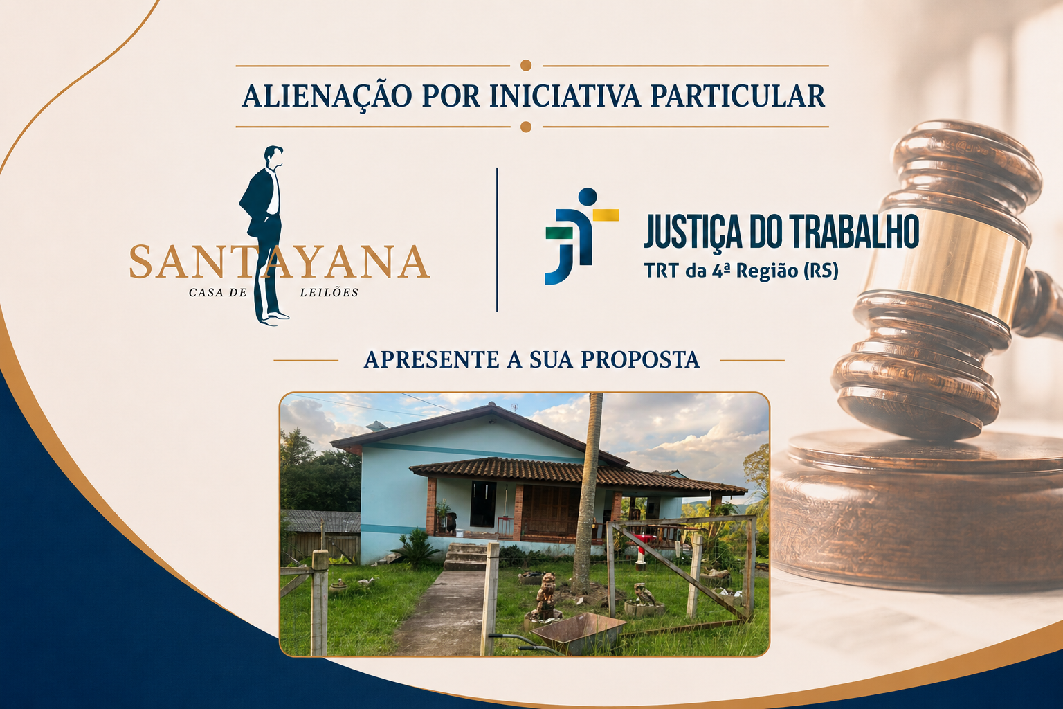 Imóvel rural com galpão de madeira no município de Encantado/RS
