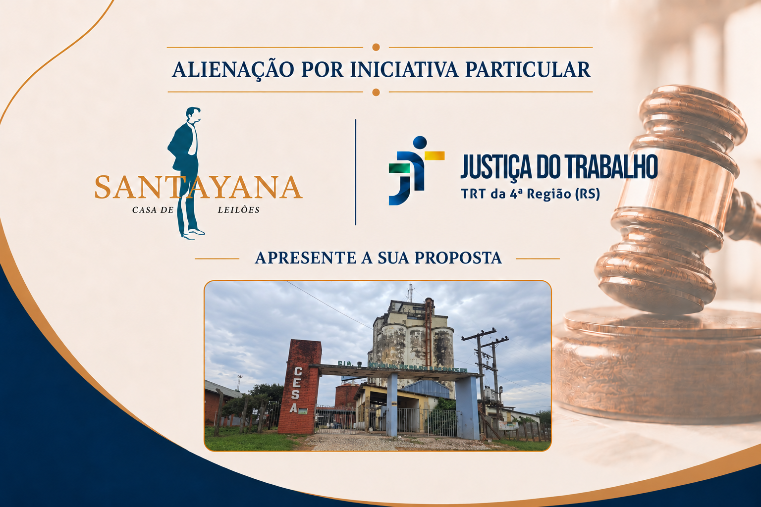 Unidade industrial localizado na zona rural do Município de São Gabriel/RS, com área total de 19.365,52 m²