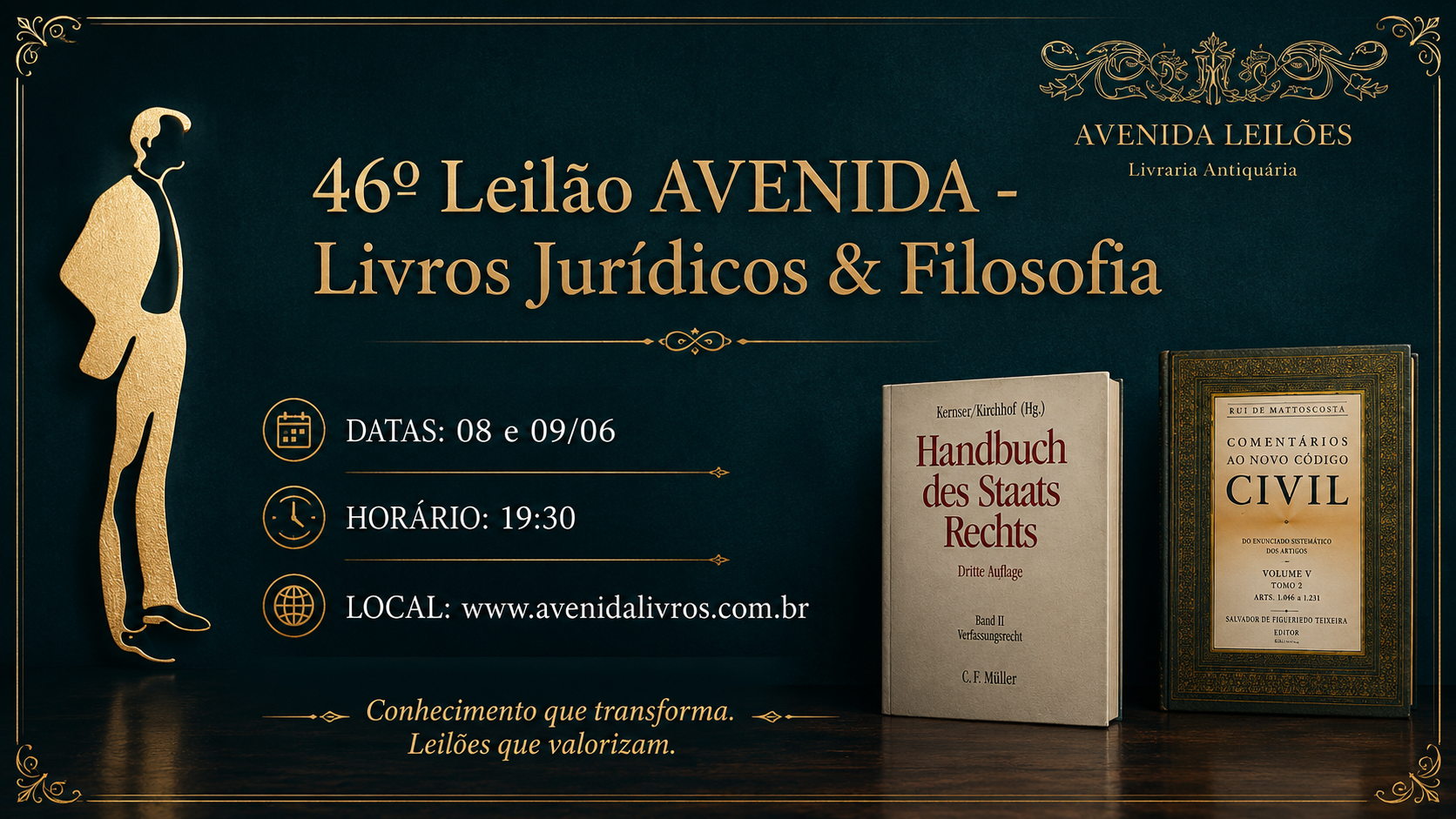 46º Leilão AVENIDA - Livros Jurídicos & Filosofia