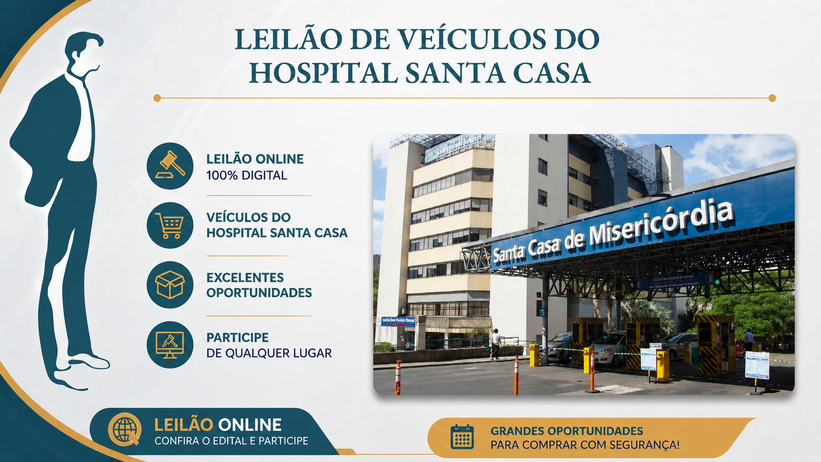 Leilão de Veículos do Hospital Santa Casa